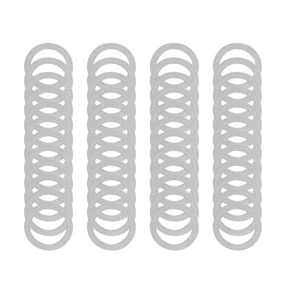 M10×14mm 304 Stainless Steel Shim Washers, 48-Piece Clearance Spacer Set | Four precision thicknesses, 0.1/0.2/0.3/0.5mm, for tolerance correction, shaft spacing and compact machinery assembly - size: M10x14