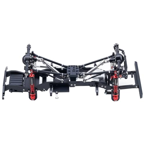 RC Crawler D90 Chassis Frame Builders Kit with Transmission and Gearbox Transfer Case for SCX10,TRX4,D90 DIY Upgrades