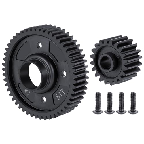 50T Output and 20T Input Diff Gear for 1/5 X-MAXX 6S 8S | M1 Diffrential Gears Set 1/6 XRT 8S 77086-4 RC Truck Car Upgrade