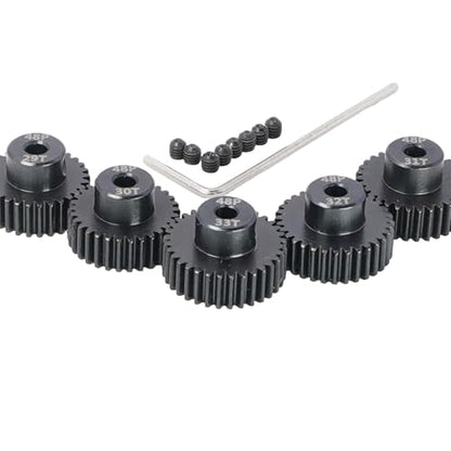 48p Pitch Pinion Gear Set 3.175mm 29T 30T 31T 32T 33T Hardened Steel fit 1/8 inch Shaft RC Car