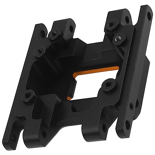 Aluminum Transmission Plate Metal Chassis Skid Plate Compatible with Traxxas 1/18 TRX4M Bronco Defender Rc Crawler Car