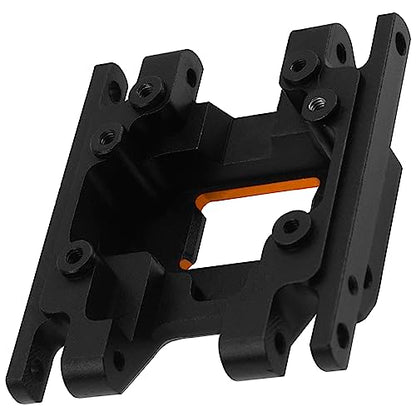 Aluminum Transmission Plate Metal Chassis Skid Plate Compatible with Traxxas 1/18 TRX4M Bronco Defender Rc Crawler Car