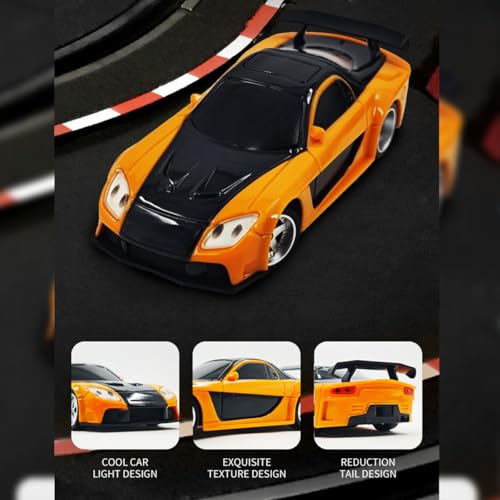 1/43 Scale RC Mini Racing Car, Full Proportional Electric Mini Racing Drift Car Model with Lights (RTR) - Standard Version - color: 4309, size: Standard Version
