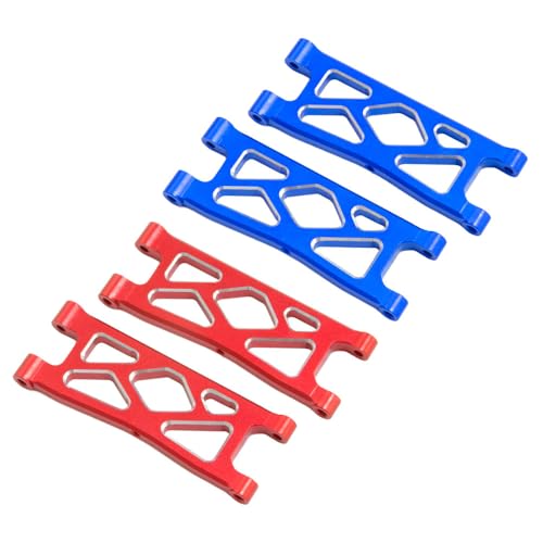 4 pcs Aluminum Rear Suspension Arms for 1/18 ARRMA Granite Grom 380 Brushed 4X4 Monster Truck Upgrades Parts (Navy Blue)