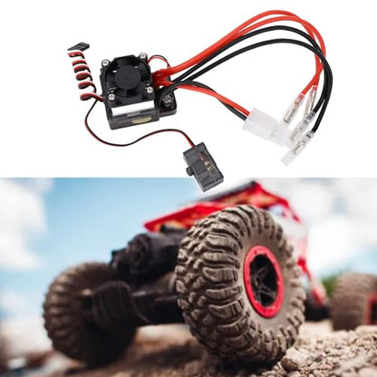 RC Brushed ESC, High Frequency Drive System with Multiple Safety Guard Brushed ESC for RC Car for 380 540 550 Brushed Motor