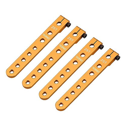 4PCS Aluminum 25T Servo Arms Horns for RC Futaba All 1/10 Model Car