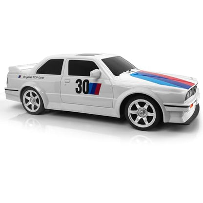 Remote Control Cars 1:16 Scale RC Drift Car 2.4Ghz 30KM/H High Speed 4WD RTR Racing Car with Drift Tires LED Lights 2PCS Rechargeable Batteries RC Sport Cars Toys for Adults Boys Girls Kids Gift - color: White