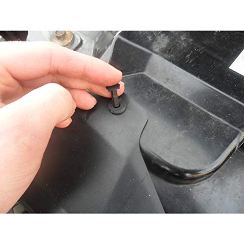 GOOACC 100PCS Nylon Bumper Fastener Rivet Clips for GM 21030249 for Ford N807389S,1PC Bonus Fastener Remover - color: 100Pcs Clips 8mm+Remover