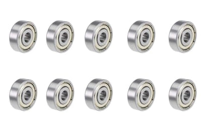 10-Pack 635-ZZ Double Rubber Sealed deep Groove Ball Bearings, 5MMx19MMx6MM, pre-Lubricated, Stable Performance, and Cost-Effective Ball Bearings - size: 635ZZ