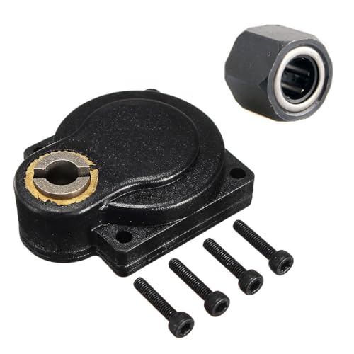 27mm Electric Roto E-Start Power Starter Drill Plate Nitro Engine Backplate Power Back Cover 11011 & RC 12 mm Hex Nut One Way Bearing R025