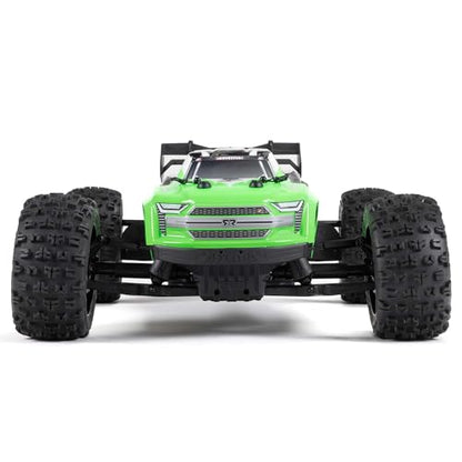 ARRMA RC Truck KRATON 4X4 4S BLX 1/10TH 4WD Speed Monster Truck RTR(Battery and Charger Not Included), Green, ARA4408V2T4