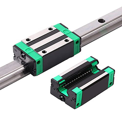Square Linear Rail HGH15-72.44 in / 1840mm +2Pcs HGH15 - CA Square Type Linear Bearing Carriage Slider Block, Linear Motion Rail Rod Set Kit for CNC Machine and DIY Project