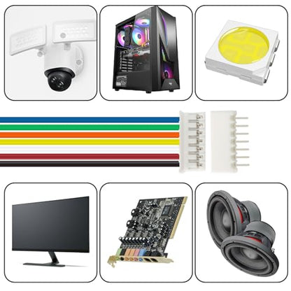 40Pcs Jst 2.0 Ph 7 Pin Connector Plug,Include 20pcs Mini 7 Pin Jst Ph2.0 Connector Plug Female with 150mm Cable Wire & 20pcs Male Micro Jst Ph2.0mm 7 Pin Connector Kit - size: Jst-2.0-Ph-7Pin-20pcs