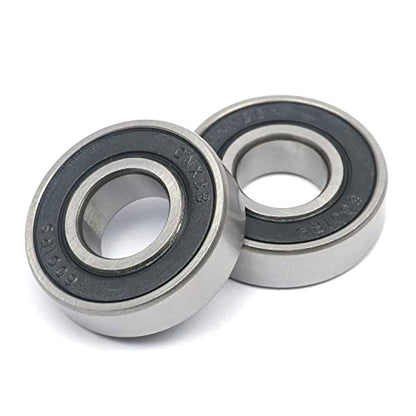 10 Pcs 6001-2RS Double Rubber Sealed Deep Groove Ball Bearings 12x28x8mm, Deep Grove Ball Bearing ABCE-3 Pre-Lubricated, Chromium Bearing Steel (6001-2RS, 10) - size: 6001-2RS