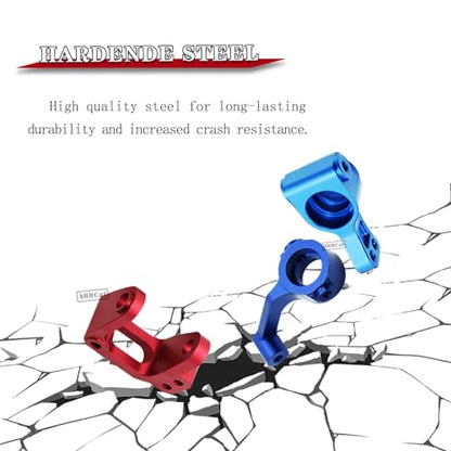 Upgrade Part for 1/10 ECX 2WD,Alloy Caster Block&Steering Blocks&Rear Stub Axle Carriers Wheel Hex Hubs for Ecx 1/10 2WD Ruckus Axe Brutus Circuit Crush K&N Torment,RC Hop-Up Parts,Navy Blue - color: Block Caster Set (Navy Blue)