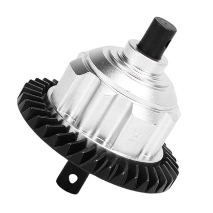 RC Car Rear Diff Gear, 1/10 Differential Gear Replacement for with Cr Steel High Hardness Easy Installation (Silver) - color: Silver