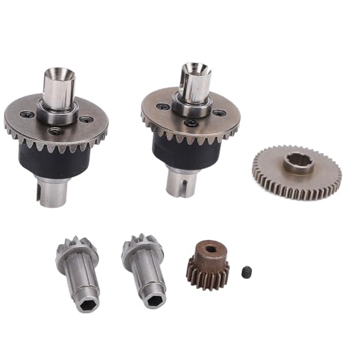 RC Differential Gear Set, Metal Diff Drive Gear Wheel Set for SCY 16101 16102 16103