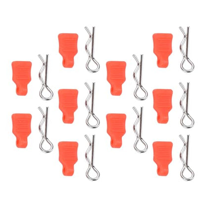 10Pcs Metal RC Body Clips with Pull Tab Replacement for AXIAL SCX24 RC Cars Spare Parts