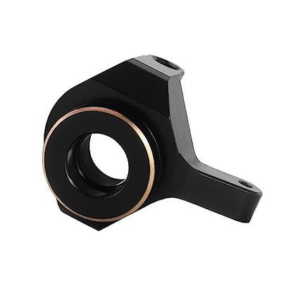 INJORA RC Brass Steering Knuckle and Black Hex Extension kit for Axial Scx24 Upgrades AXI90081 Upgrades Parts 1/24 RC Crawler Car Accessories