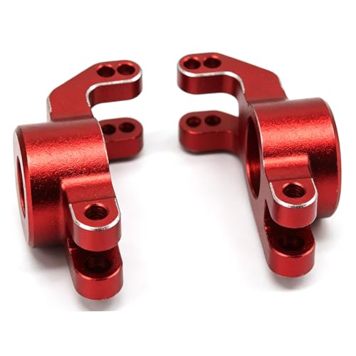Aluminum Rear Hub Knuckle Arm for ARRMA Mini Kraton 1/16 RC Car, Upgrade Replacement Parts, (Red Rear Hub/Knuckle Arm) - color: Red Rear Hub/Knuckle Arm