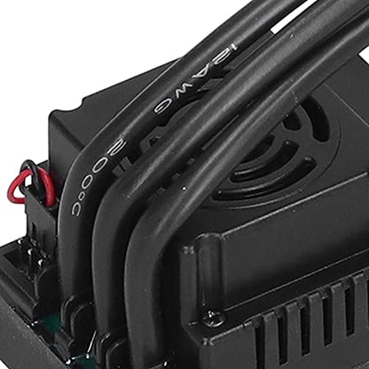 3670 2650KV Brushless Motor 120A ESC Combo High Power Brushless Motor System with Cooling Fan for 1/8 Scale RC Cars Aluminum Alloy Construction