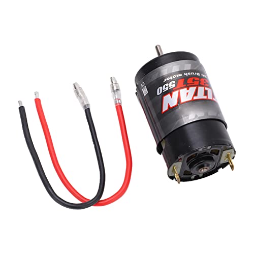 Alomejor 550 Brushed Motor with 320A ESC Set Car Copper Windings Strong Magnet, Bidirectional Bearings for RC Rock Crawler (35T) - size: 35T