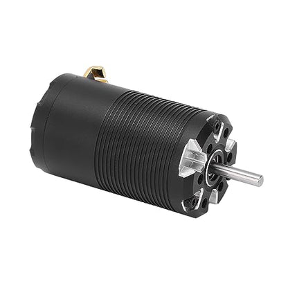 Changor High Efficiency 4550KV Sensored Brushless Motor 8.5T for 1/12 1/14 Scale RC Car Racing Black Silver
