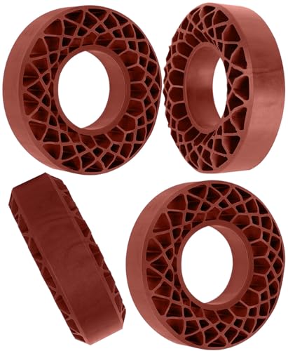 RC 1.9" Waterproof Silicone Wheel Tires for 1/10 RC Crawler Car,SCX10 TRX4 Capra RXB10 TF2 Gen7 Gen8,BRCatWPark RC 1.9" Tires Waterproof Inner Filler,Brown