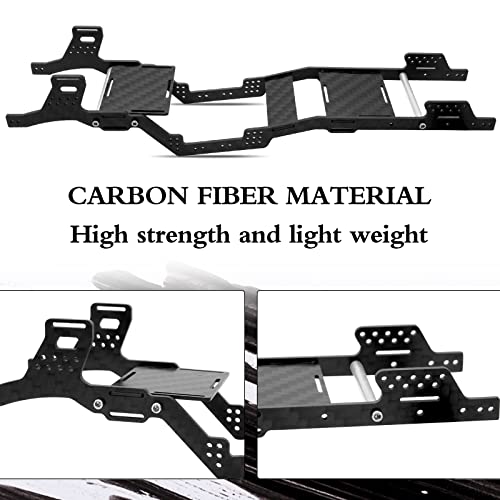 OGRC SCX24 Carbon Fiber Chassis Kit LCG Chassis for Axial SCX24 Gladiator | SCX24 Carbon Fiber LCG Chassis for Axial SCX24 Gladiato 1/24 RC Crawler