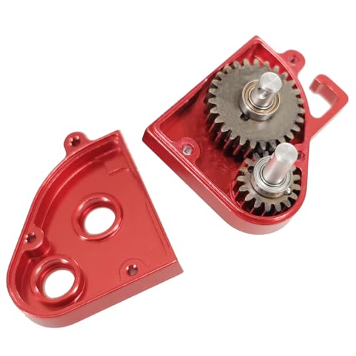 for MN for MN128 MN86 MN86S G500 1/12 Medium Wave Box Assembly Metal Upgrade Parts Remote Control Rc Crawler Car Accessories RC Car Repair Kit(Red) - color: Red