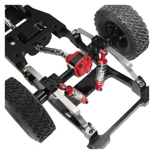 for MN 82 82s 82Pro LC79 Oil Filled Shocks All Metal Set RC Car Upgrade Modification Accessories Repair Parts Rc Parts - color: Red
