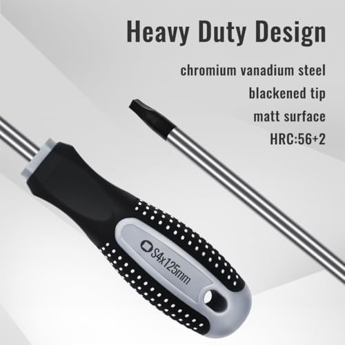 Narwhal Robertson Square Head Screwdriver Set (5 Pack in the Following Sizes: #0, #1, #2, #3, and #4) Forged Steel with Magnetic Tips & Soft Ergonomic Handle - style: Square
