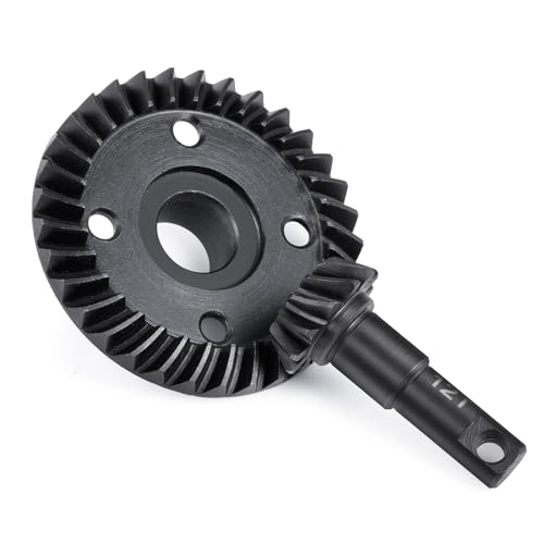 LSG TRX4 Diff Gears 12T 33T Bevel Overdrive Gear for 1/10 RC Crawler TRX6 | Underdrive Differential Gears Ring Pinion Set RC Car Upgrade Parts, 10T-35T, 11T-34T, 12T-33T
