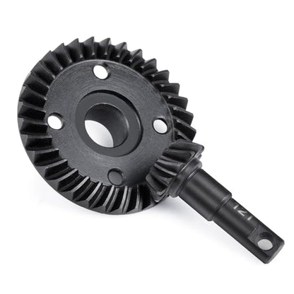 LSG TRX4 Diff Gears 12T 33T Bevel Overdrive Gear for 1/10 RC Crawler TRX6 | Underdrive Differential Gears Ring Pinion Set RC Car Upgrade Parts, 10T-35T, 11T-34T, 12T-33T