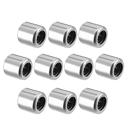 uxcell HK0509 Drawn Cup Needle Roller Bearings, Open End, 5mm Bore Dia, 9mm OD, 9mm Width (Pack of 10) - size: 5x9x9mm