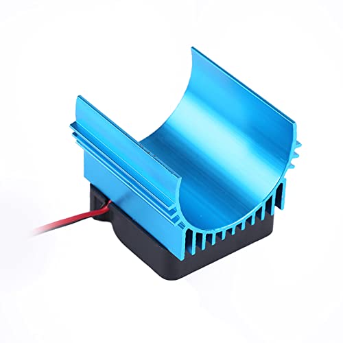 Rc 1 16 Heatsink 24Mm Coolg 4×4×4 Universal Cooling Fin Set Heat Sink with Fan for 1 10 Rc Car 4074 4274 1515 Motor, NOENNULLysvqa3ob06