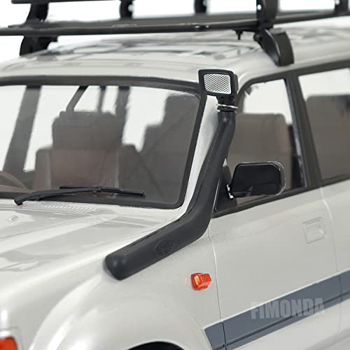 TRX4 Snorkel LED Lights 1/10 RC Car Update Accessories ABS Interior Body Mount Roof Rack Bull Bar Bumper for SCX10 TRX4 Redcat