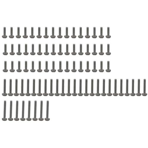 Hot Racing SXTF14SS M1.4 Stainless Steel Full Screw Set 81 Pieces Scx 24