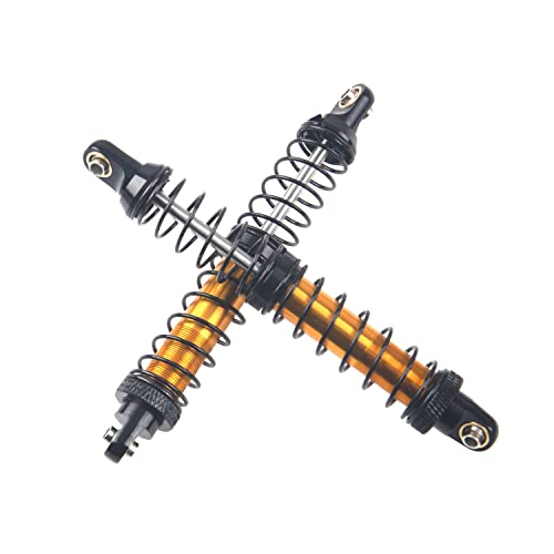 4Pcs ShareGoo Metal Shock Absorber 70/80/90/100/110/120mm Damper Compatible with Tamiya CC01 Traxxas TRX4 Axial SCX10 D90 D110 RR10 1/10 RC Crawler Car (100mm Hole Distance) - size: 100mm Hole Distance