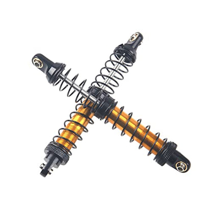 4Pcs ShareGoo Metal Shock Absorber 70/80/90/100/110/120mm Damper Compatible with Tamiya CC01 Traxxas TRX4 Axial SCX10 D90 D110 RR10 1/10 RC Crawler Car (100mm Hole Distance) - size: 100mm Hole Distance