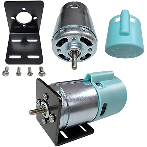 895 DC Motor, 12V 24V 7500-15000rpm Ball Bearing Large Torque High Speed Double Shaft Motor High Power Low Noise Motor for Circular Saw DIY Drill - style: 895 motor