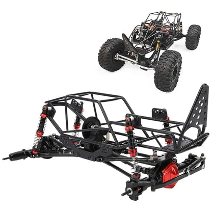 RC Car Roll Cage, Metal Roll Cage Full Tube Frame Body Chassis for Axial SCX10 1/10 RC Crawler Truck Parts