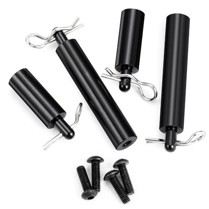 MOHERO 4Pcs Front and Rear Body Post Set RC Car Shell Holder Mounts for Ta-mi-ya 1/10 Clod Buster 4×4×4 RC Rock Crawler Truck Upgrade Parts