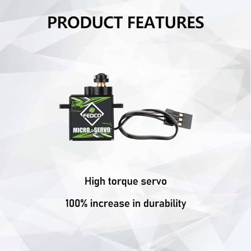 CR18P Servo Upgrade 1kg Metal Gear Servo with 20T Servo Arm Steering Link Servo Mount Steering Set for HobbyPlus Arktos 6x6 Furitek FX118 CR18P Upgrades 1/18 RC Crawler
