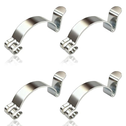 Air Filter Clips 4PCS Air Filter Box Clips Heavy Duty Metal Steel Cleaning Filter Box Lid Housing Cover Clip for Fastening Connections Cleaner Clamp Spring Replacement Parts Car Accessories
