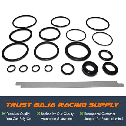 Fox 2.0 Shock Seal Kit – Rebuild Kit for 5/8" Shaft Shocks – Compatible with Factory & Performance Series – Complete Seal Replacement Kit by Baja Racing Supply.
