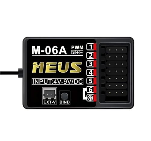 MEUS Transmitter 2 Receivers Orange+Reciever 6CH