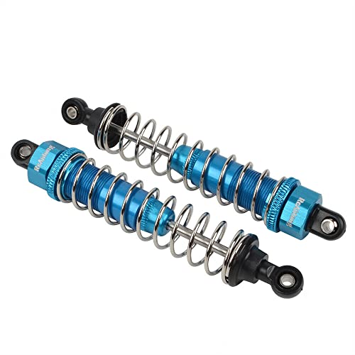 Aluminum Front & Rear Shock Absorber Assembled for Tamiya TT-02B Redcat Hongnor LRP HPI Team LOSI 1/10 Buggy Car (Blue) - color: Blue