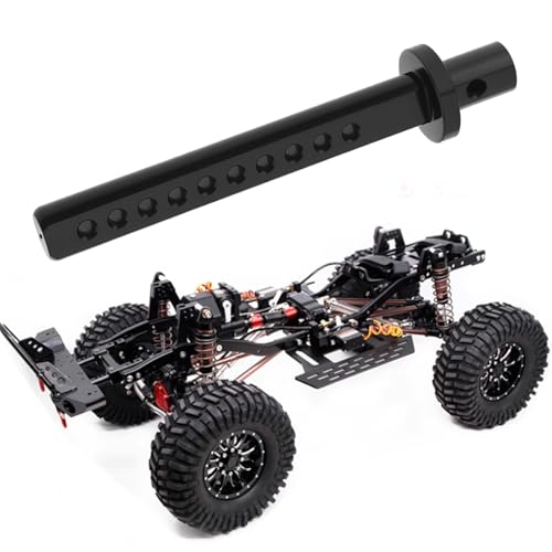 4Pcs RC Car Body Posts Mount Holder Column 1/10 RC Crawler Cars Parts Compatible with Axial SCX10 90046 RC4WD D9 Black - color: Black