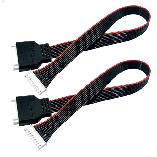 2Pcs JST-XH Balance Cable 8S Lipo Battery Balance Charger Extend Expansion Plug Leads Adapter Conversion Line for RC Vehicles Lipo Battery Charging-30cm
